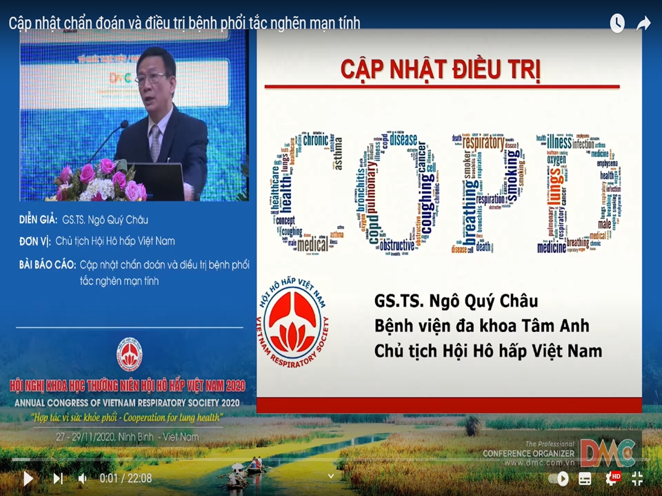 Cập nhật chẩn đoán và điều trị bệnh phổi tắc nghẽn mạn tính.