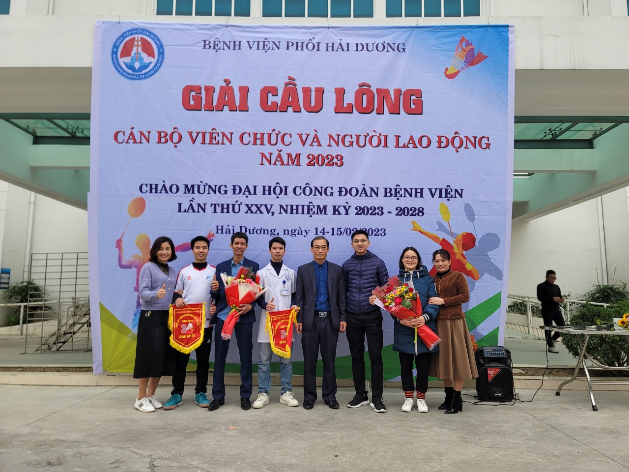 Bế mạc giải cầu lông Bệnh viện Phổi Hải Dương lần thứ III năm 2023.