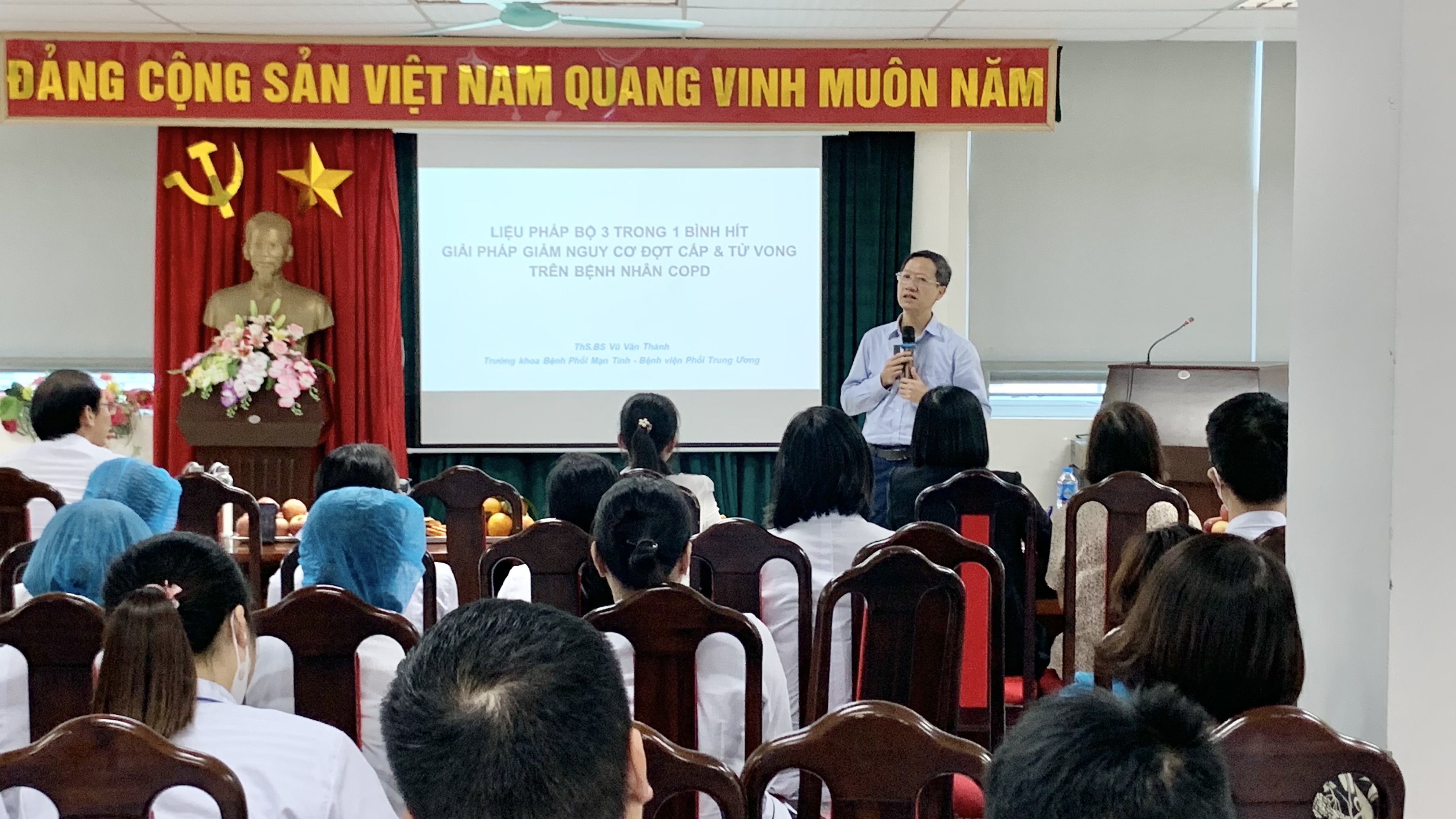 Bệnh viện Phổi Hải Dương tổ chức Hội thảo Cập nhật GOLD 2023 và Cập nhật chẩn đoán, điều trị ung thư phổi