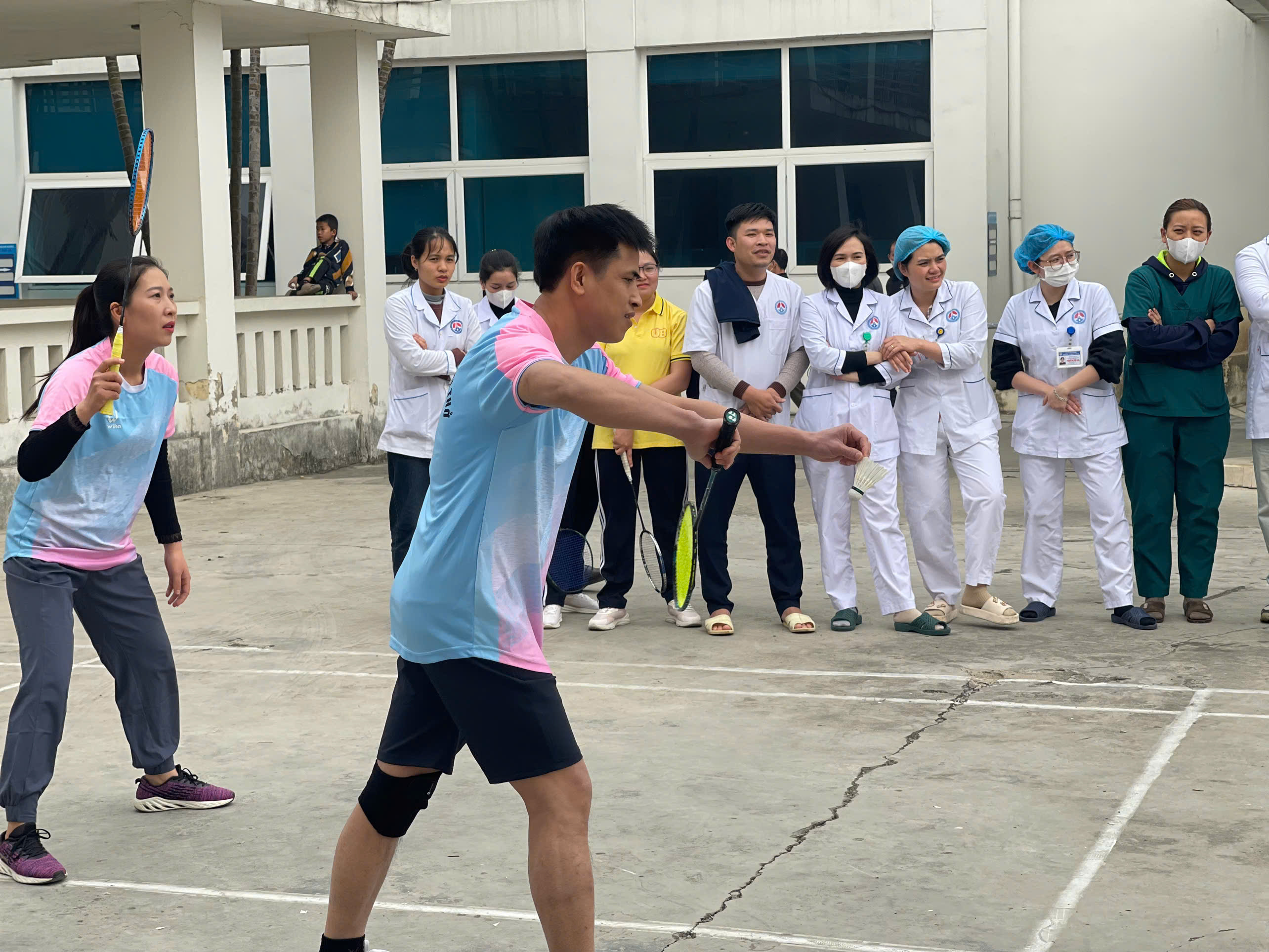 Giải cầu lông cán bộ, viên chức và người lao động bệnh viện Phổi Hải Dương năm 2025 chào mừng 70 năm ngày Thầy thuốc Việt Nam (27/02/1955 – 27/02/2025).